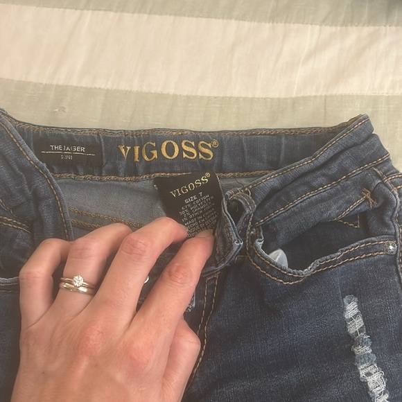Lot of 3 jeans Vigoss, art class, Cherokee, size 7 - Picture 9 of 12